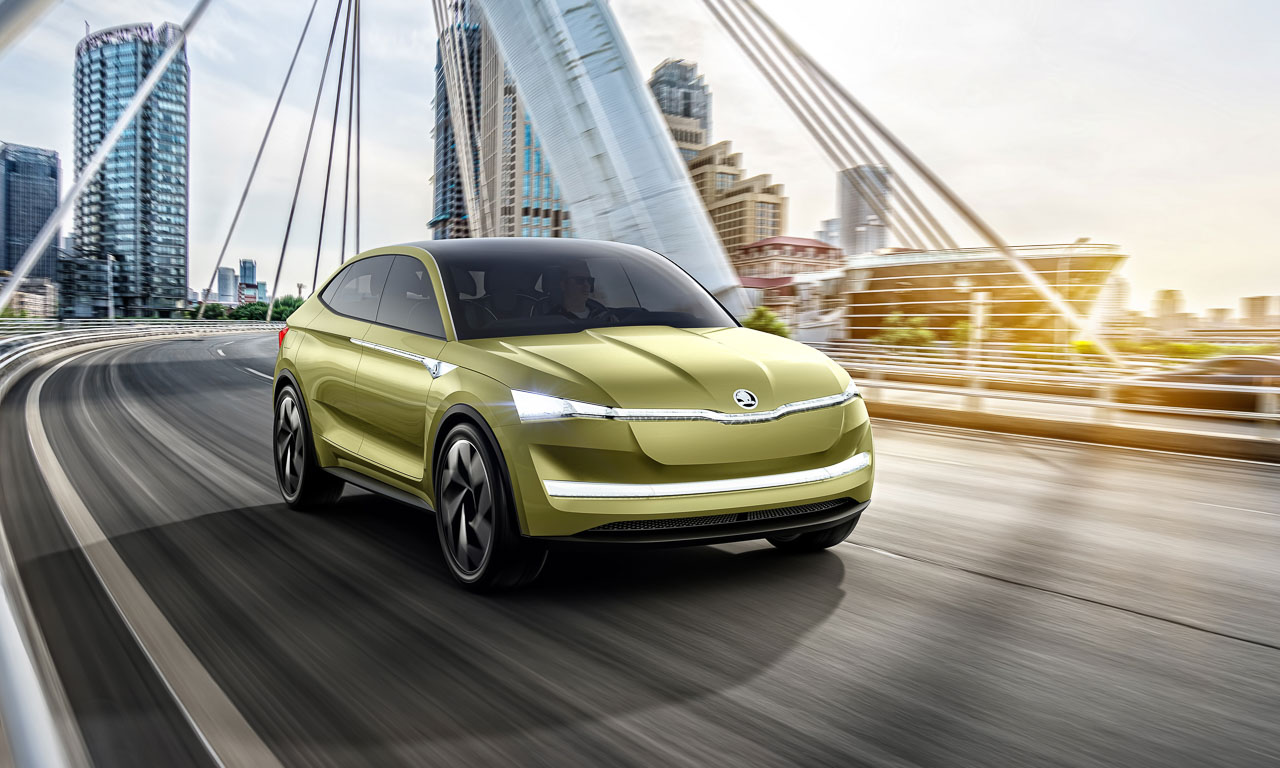 Skoda Vision E VW I.D. Cross und Audi e Tron Sportback das neue MEB Dreigespann Auto Shanghai 2017 AUTOmativ.de Benjamin Brodbeck 12 - Skoda Vision E, VW I.D. Crozz und Audi e-tron Sportback sind das neue MEB-Dreigespann!