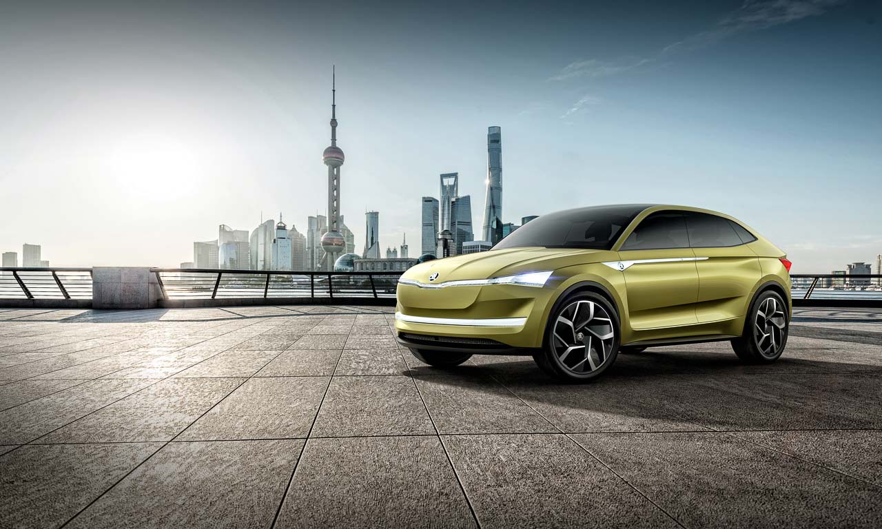 Skoda Vision E VW I.D. Cross und Audi e Tron Sportback das neue MEB Dreigespann Auto Shanghai 2017 AUTOmativ.de Benjamin Brodbeck 14 - Skoda Vision E, VW I.D. Crozz und Audi e-tron Sportback sind das neue MEB-Dreigespann!