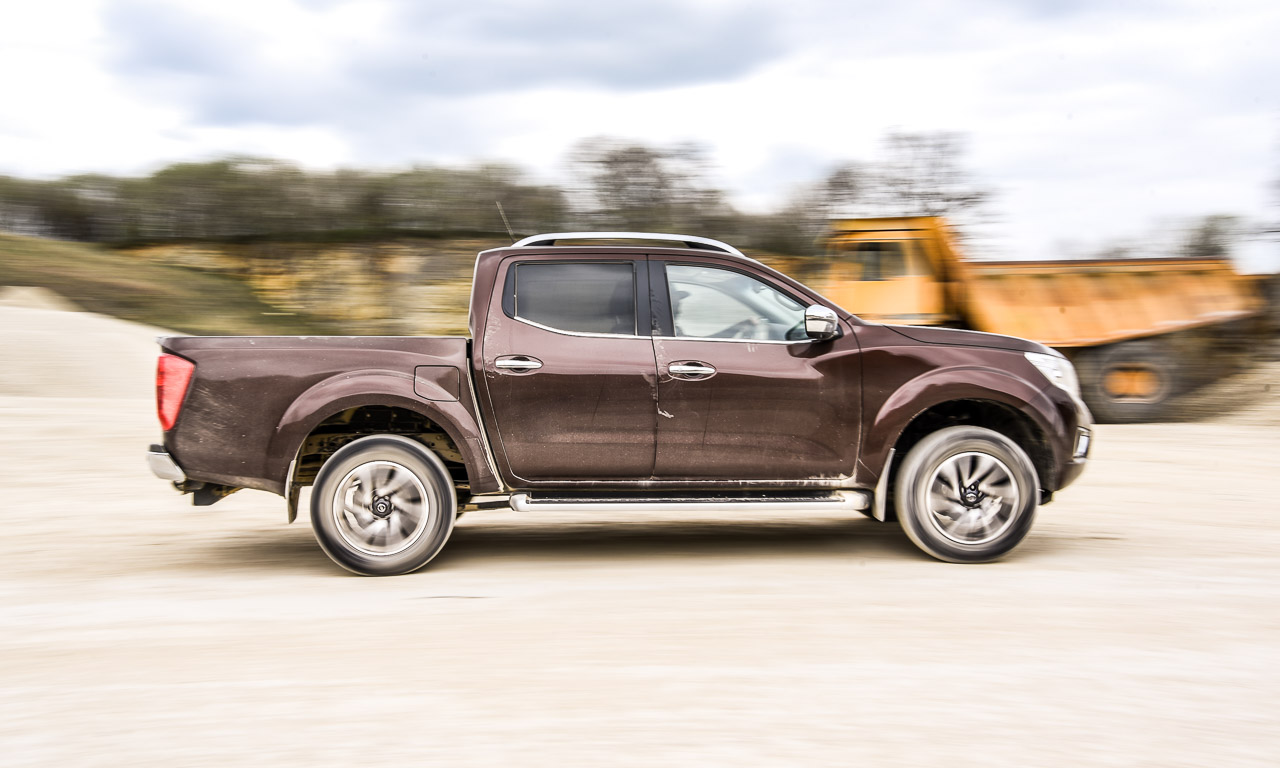 1Nissan Navara PickUp Truck 4x4 2017 Offroad im Steinbruch Test von AUTOmativ.de Benjamin Brodbeck Fahrbericht 20 - Fahrbericht Nissan Navara Pick-Up (2.3, 190 PS): Monsterspiele im Steinbruch