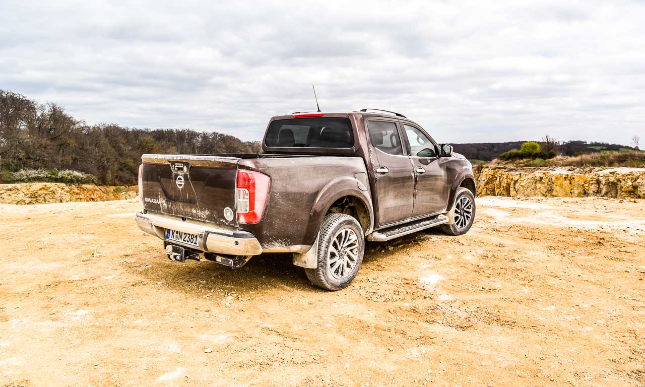 1Nissan Navara PickUp Truck 4x4 2017 Offroad im Steinbruch Test von AUTOmativ.de Benjamin Brodbeck Fahrbericht 22 - Fahrbericht Nissan Navara Pick-Up (2.3, 190 PS): Monsterspiele im Steinbruch