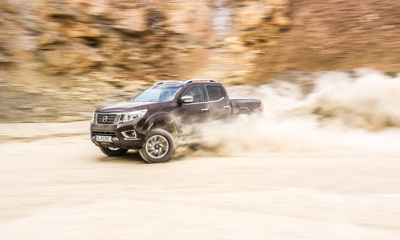 1Nissan Navara PickUp Truck 4x4 2017 Offroad im Steinbruch Test von AUTOmativ.de Benjamin Brodbeck Fahrbericht 35 - Fahrbericht Nissan Navara Pick-Up (2.3, 190 PS): Monsterspiele im Steinbruch