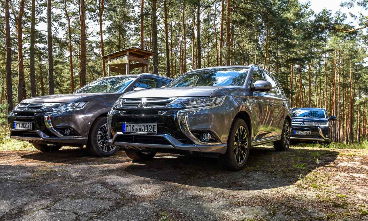 Mitsubishi Outlander PHEV Offroad Test - Offroad auf elektrisch: Mit dem Mitsubishi Outlander PHEV über Stock und Stein