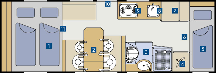 ST 702 01 710 - Bimobil ST 702: Großer Langstreckenmeister mit viel Platz