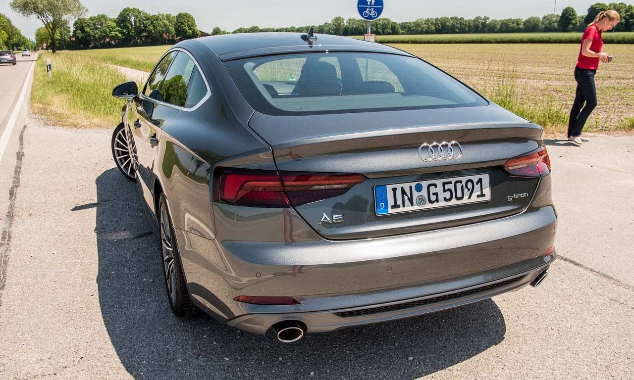 Audi A5 g tron 2018 4 - Test Audi A5 g-tron Sportback (2018): Jede Rose hat ihre Dornen