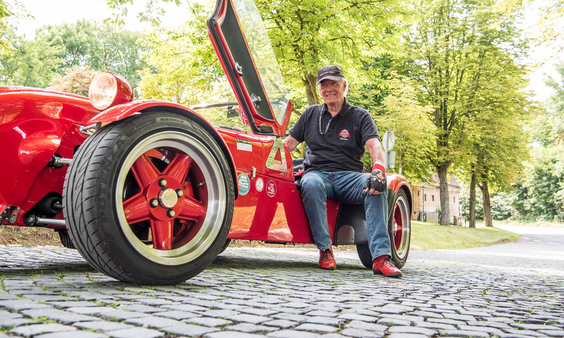 Lotus Seven Ausfahrt Walther Buhl Schwaebische Alb AUTOmativ.de Benjamin Brodbeck 30 - Gentleman's Drive: Mit dem Lotus Seven auf die Schwäbische Alb