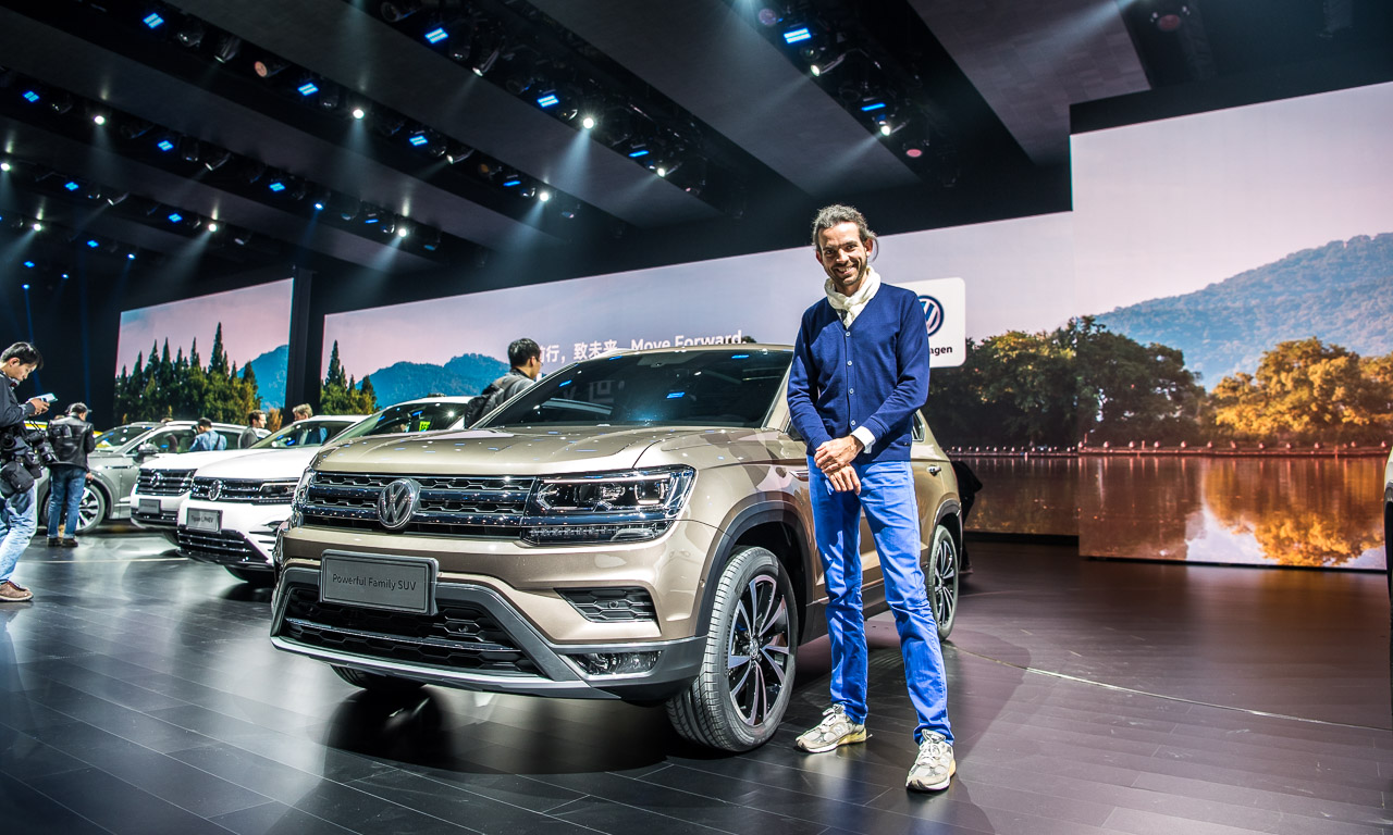 VW Volkswagen Touareg Premiere Peking 2018 SUV T Roc Langer Radstand Ateca SUV Offensive China AUTOmativ.de Benjamin Brodbeck 44 - Klare Ansage für China: Volkswagen bringt 12 neue SUV bis 2020