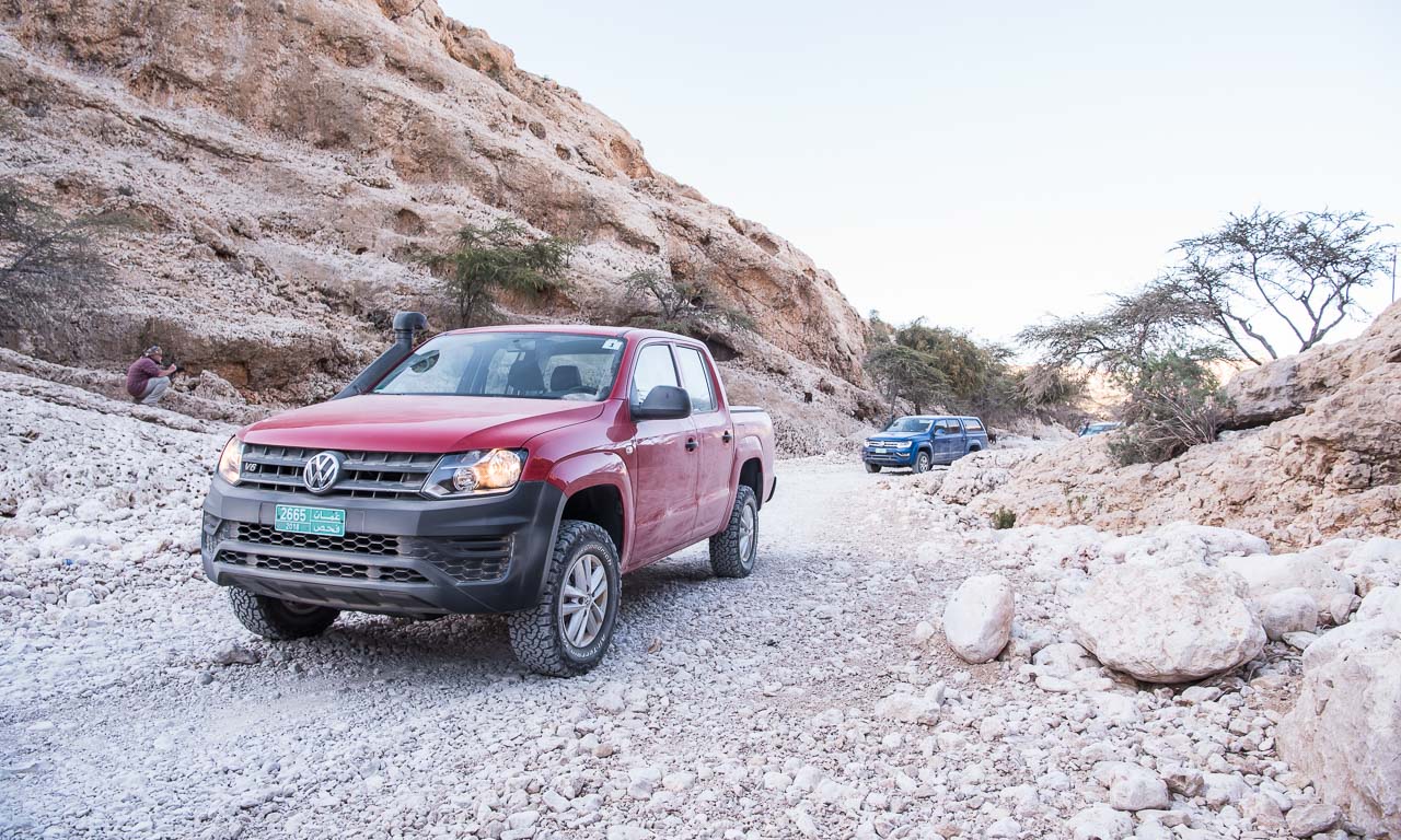 1Volkswagen VW Amarok Experience Tour 2018 Oman VW Nutzfahrzeuge Volkswagen Nutzfahrzeuge VW Amarok Offroad AUTOmativ.de Benjamin Brodbeck 17 - Amarok Adventure Tour 2018 Oman: Wüste, Gebirge und Nerven wie Drahtseile!