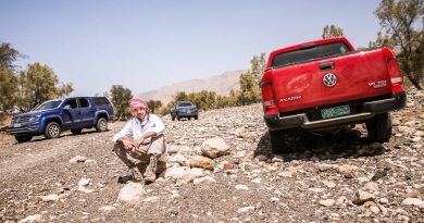 Volkswagen VW Amarok Experience Tour 2018 Oman VW Nutzfahrzeuge Volkswagen Nutzfahrzeuge VW Amarok Offroad AUTOmativ.de Benjamin Brodbeck 91 390x205 - Amarok Adventure Tour 2018 Oman: Wüste, Gebirge und Nerven wie Drahtseile!