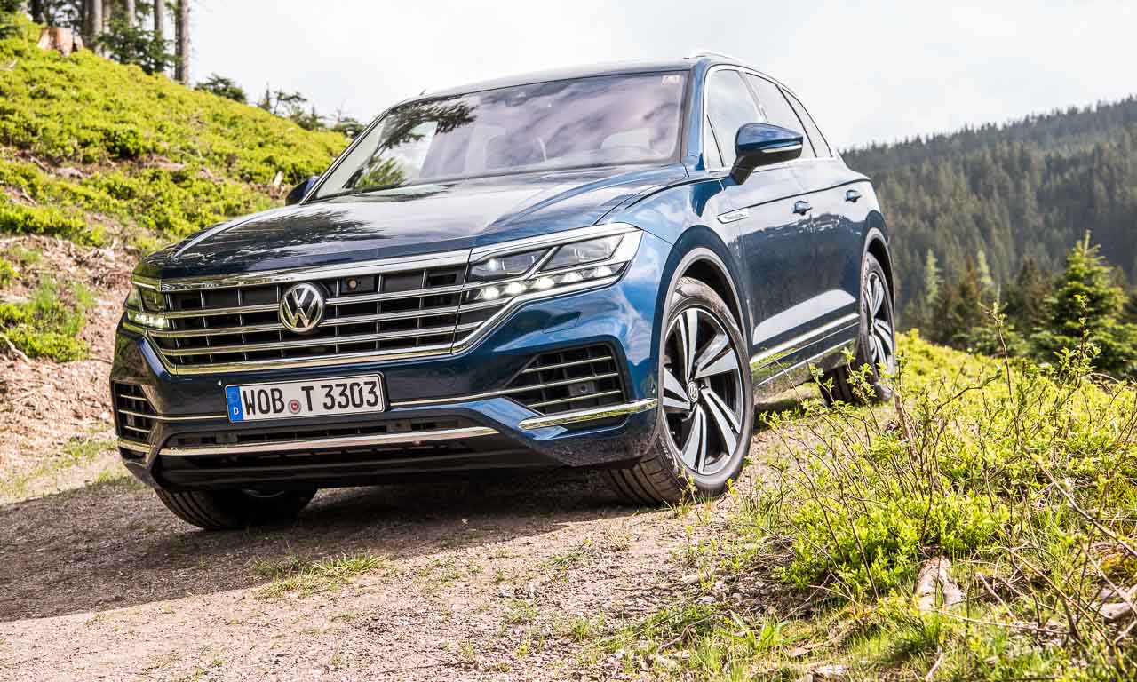 Volkswagen VW Touareg Elegance V6 3.0 286 PS 600 Nm 2018 Fahrbericht Test Aquamarineblau Metallic Salzburg Tirol Benjamin Brodbeck AUTOmativ.de 14 - Fahrbericht neuer VW Touareg 3.0 TDI (286 PS): Dynamischer Schwergewichtsleichtfuß