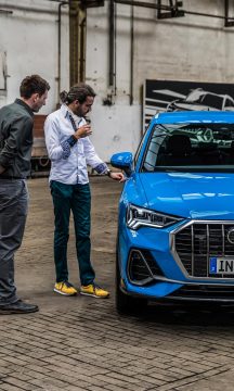 1Audi Q3 2018 Erster Test AUTOmativ.de Benjamin Brodbeck 8 216x360 - Erste Sitzprobe neuer Audi Q3 (2018): Von der Gehhilfe zum Lifestyler