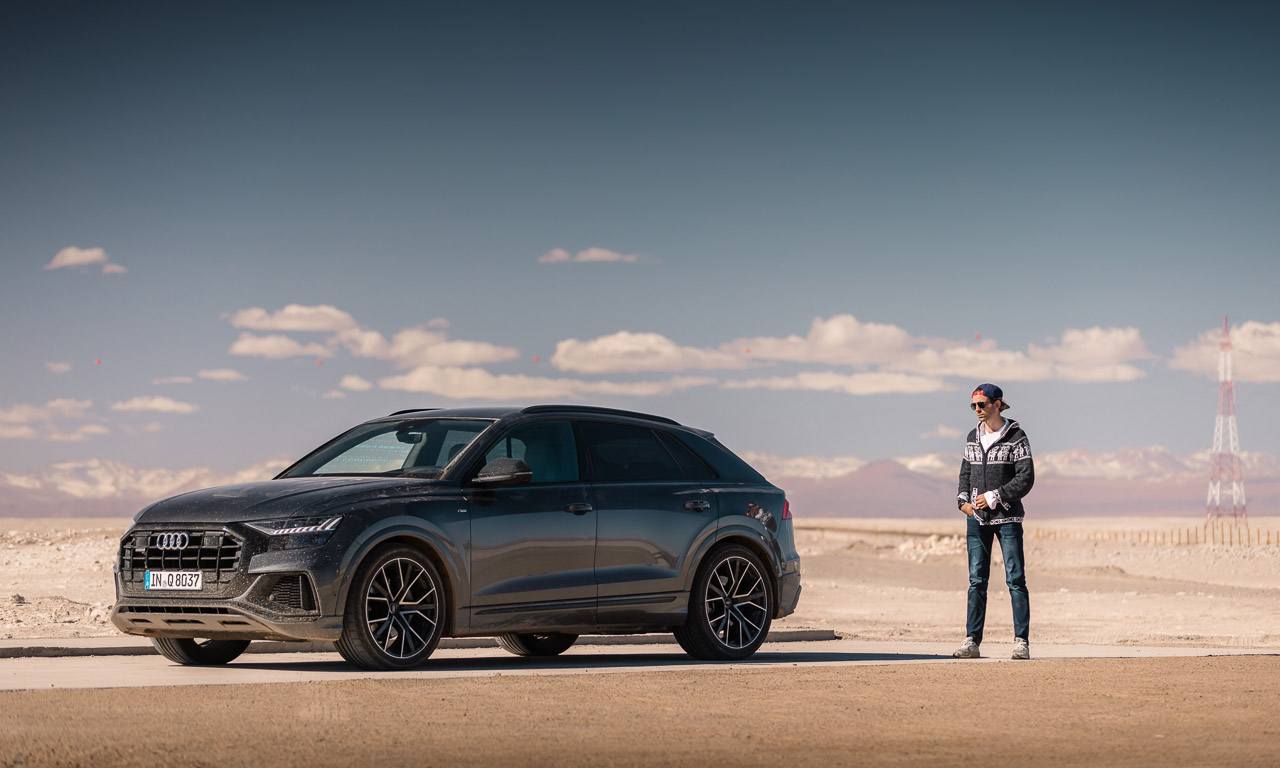 Audi Q8 55 TFSI im ersten Fahrbericht in Chile San Pedro de Atacama 4.500 Meter AUTOmativ.de Benjamin Brodbeck - Test: Mit dem Audi Q8 55 TFSI durch die Atacama Wüste und auf 4.500 Meter Höhe