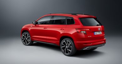 Skoda Karoq Sportline 2018 2 390x205 - Skoda Karoq Sportline mit 190 PS auf der Paris Motor Show 2018