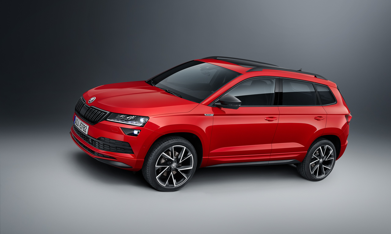 Skoda Karoq Sportline 2018 - Skoda Karoq Sportline mit 190 PS auf der Paris Motor Show 2018