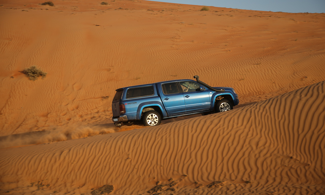 Volkswagen VW Amarok Experience Tour 2018 Oman VW Nutzfahrzeuge Volkswagen Nutzfahrzeuge VW Amarok Offroad AUTOmativ.de Benjamin Brodbeck 102 - Fahrbericht: VW Amarok V6 mit neuem 252 PS starken Aggregat im Extremtest im Oman