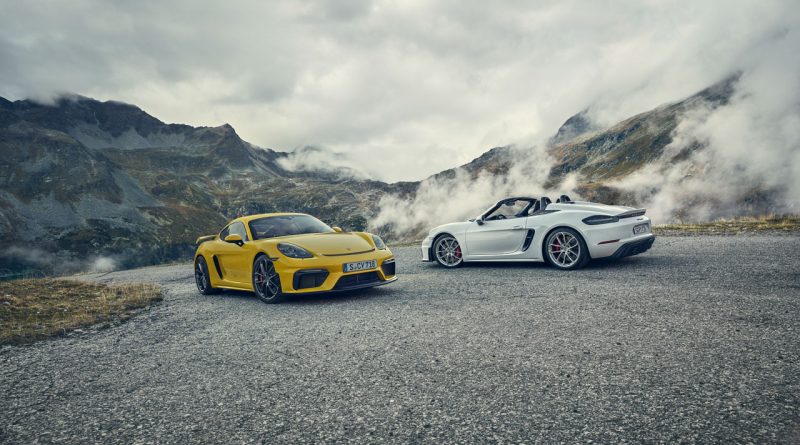 Porsche 718 Cayman GT4 und Boxster 718 Spyder 4 800x445 - Die Neuen sind da - Porsche 718 Cayman GT4 und Porsche 718 Spyder