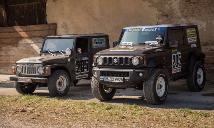 Suzuki Jimny von delta4x4 –Back to the Roots of Dakar 1 750x450 - Revival des Suzuki Jimny - Delta 4x4 verpasst dem Zwerg einen Offroad Anzug