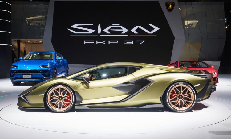 Lamborghini Sian IAA 2019 17 750x450 - Lamborghini Sián - ein italienischer Traum mit grünem Anstrich