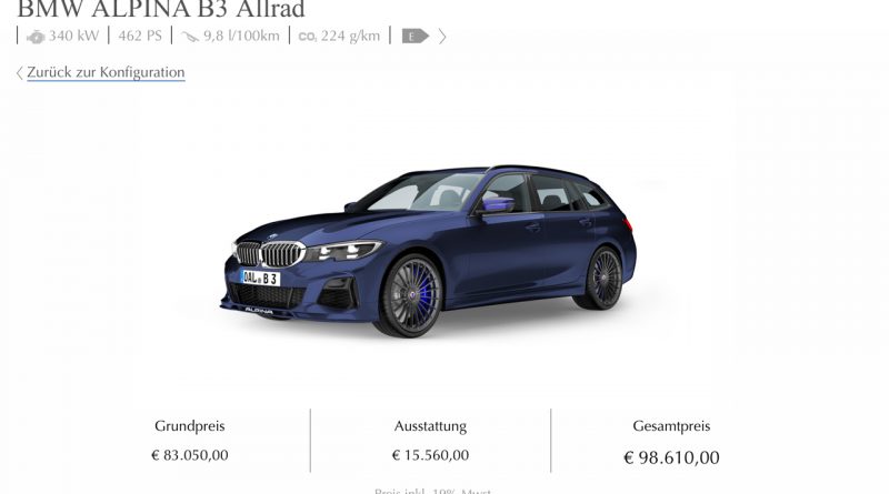 Alpina B3 Konfigurator 800x445 - BMW Alpina B3 Verkaufsstart: Das wäre unsere Konfiguration!