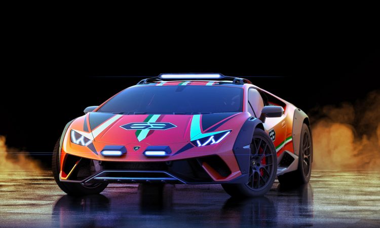 Lamborghini Huracan Sterrato Konzept V10 Supersportwagens Huracán mit der vom Super SUV Urus AUTOmativ.de 3 750x450 - Lamborghini Sterrato V10: Ab in's Gelände!