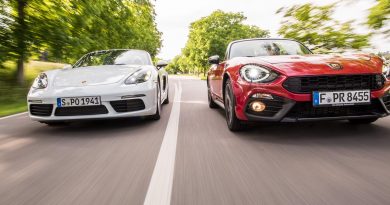 Abarth 124 Spider Test Fahrbericht AUTOmativ.de Benjamin Brodbeck Ilona Farsky Stefan Emmerich 718 Boxster Mazda MX 5 LQ 58 390x205 - Doppelter Preis, doppelter Spaß? 981 Boxster GTS, GTS 4.0, Abarth 124 Spider?