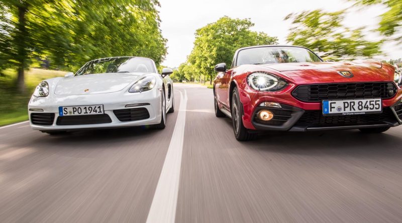 Abarth 124 Spider Test Fahrbericht AUTOmativ.de Benjamin Brodbeck Ilona Farsky Stefan Emmerich 718 Boxster Mazda MX 5 LQ 58 800x445 - Doppelter Preis, doppelter Spaß? 981 Boxster GTS, GTS 4.0, Abarth 124 Spider?