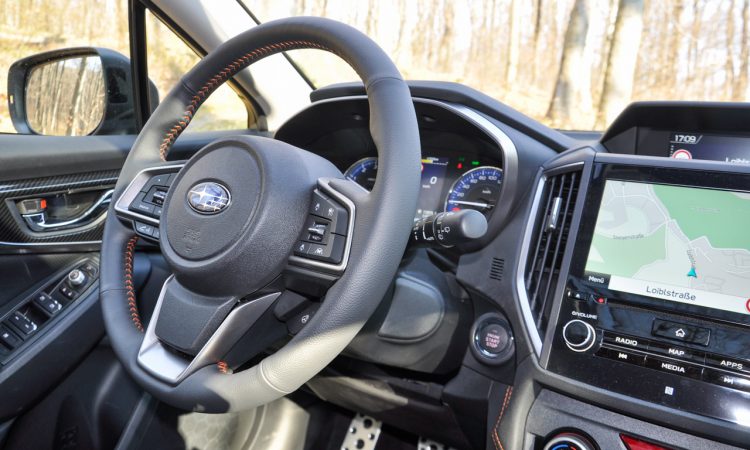 Subaru XV e Boxer Fahrbericht und Test AUTOmativ.de Ilona Farsky 24 750x450 - Fahrbericht Subaru XV e-Boxer: Mit dem Hybrid durch den Schlamm statt zum Biomarkt