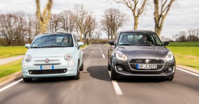 Suzuki Swift Hybrid und Fiat 500 Hybrid Mild Hybride im Test AUTOmativ.de Benjamin Brodbeck TITELBILD 1 390x205 - Mild-Hybride im Vergleich: Fiat 500 Hybrid vs. Suzuki Swift Hybrid