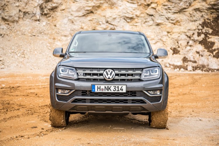 Volkswagen VW Amarok Pick Up Test Fahrbericht Offroad Steinbruch AUTOmativ.de Benjamin Brodbeck 10 750x501 - Härtetest: Stärkster VW Amarok V6 mit 258 PS im Steinbruch