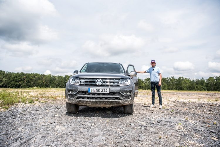 Volkswagen VW Amarok Pick Up Test Fahrbericht Offroad Steinbruch AUTOmativ.de Benjamin Brodbeck 16 750x501 - Härtetest: Stärkster VW Amarok V6 mit 258 PS im Steinbruch