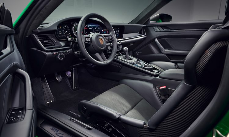 Für Porsche 911 992 19-21 Auto Echte Kohlefaser Innentür Zentrale