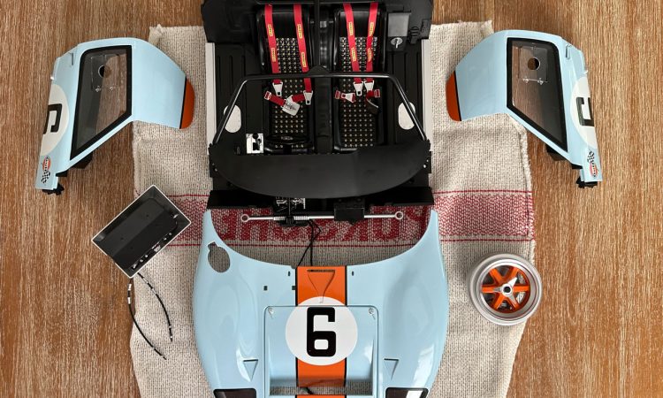 Ford GT40 Modellauto DeAgostini Bausatz Modell Ford GT Test Modellauto Massstab 1 8 AUTOmativ.de 5 750x450 - Ford GT40: Wir bauen ihn - als Modellauto in 1:8 von DeAgostini (Update)