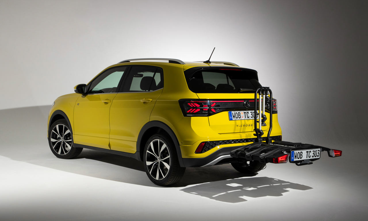 VW T-Cross Facelift (2024): Mehr Stützlast, knallbunt und mit