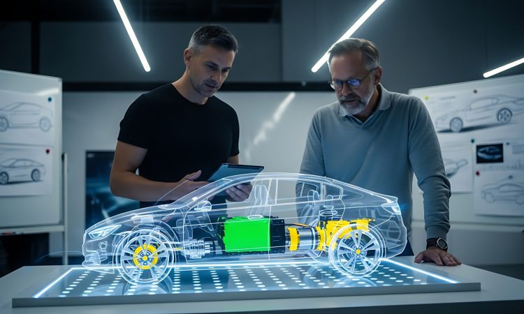 DIN SAE SPEC 91487 MHP DIN SPEC Norm digitaler Zwilling von Fahrzeugbatterien AUTOmativ.de automotive engineers Benjamin Brodbeck DIN SPEC Norm electric car MHP A Porsche Company 1 750x450 - Neue DIN SPEC für digitale Batterie-Zwillinge: Auf dem Weg zur Standardisierung der E-Mobilität