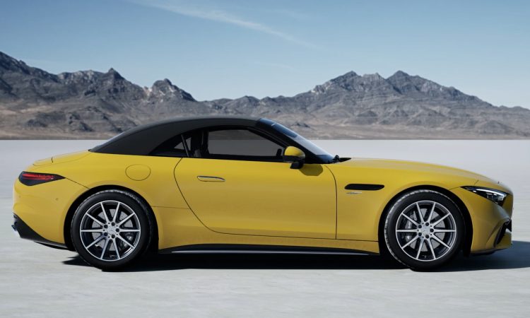 Mercedes AMG SL 43 Facelift 2025 Vierzylinder Cabrio fuer ueber 130.000 Euro AUTOmativ.de News 1 750x450 - Mercedes-AMG SL 43 Facelift (2025): Vierzylinder-Cabrio für über 130.000 Euro