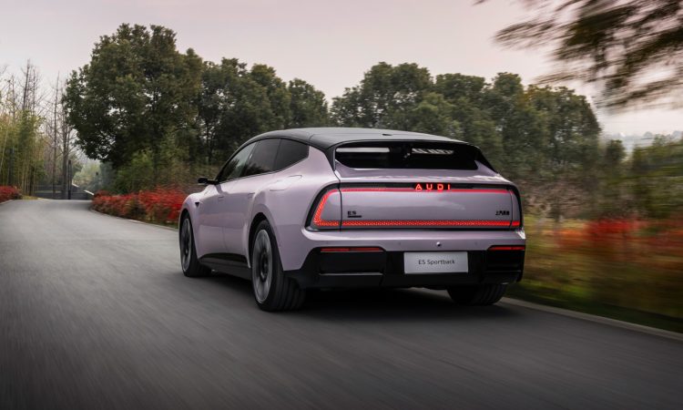 Audi E5 Sportback (2026): Ein deutsches Auto mit chinesischer Technik Audi E5 Sportback 2026 auf Basis des IM Motors L6 2026 Elektro Auto von Audi fuer China Audi in China 2026 AUTOmativ.de News 5 750x450 - Audi E5 Sportback (2026): Ein deutsches Auto mit chinesischer Technik