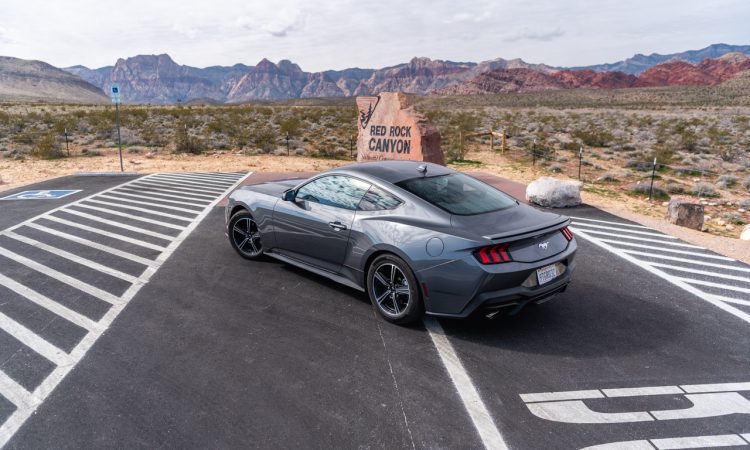 Ford Mustang 2.3l EcoBoost 2026 im Test und Fahrbericht in USA Roadtrip USA Las Vegas AUTOmativ.de Test 184 750x450 - Von Neon in die Natur - mit dem neuen Ford Mustang