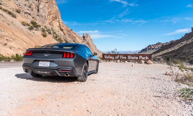 Ford Mustang 2.3l EcoBoost 2026 im Test und Fahrbericht in USA Roadtrip USA Las Vegas AUTOmativ.de Test 410 750x450 - Von Neon in die Natur - mit dem neuen Ford Mustang