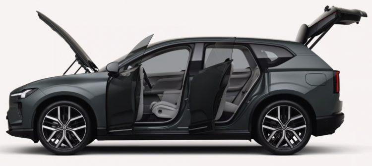 Volvo EX60 Preis Ausstattung Technik Reichweite AUTOmativ.de News 12 750x335 - Volvo EX60 (2026): Technische Daten, Reichweite, Ladezeit und Alltagstauglichkeit