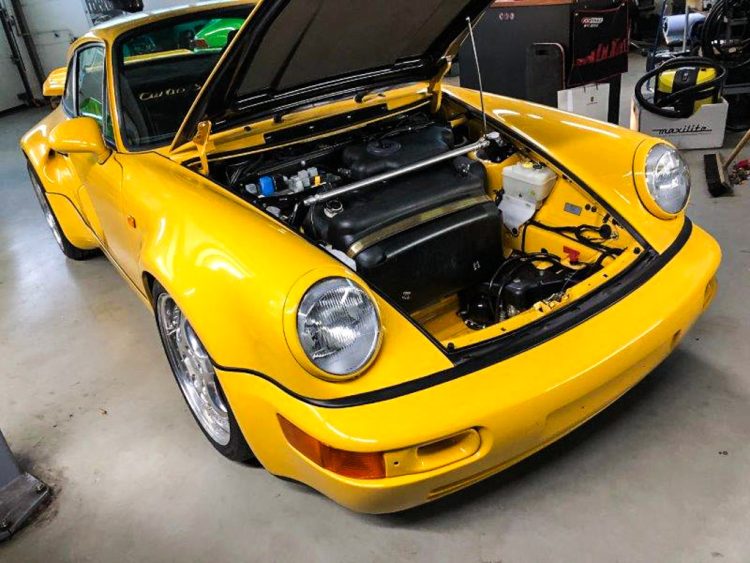Porsche 964 Turbo S Leichtbau limitiert auf 86 Exemplare Restauration bei SWS Sport Wagen Service Joachim Wagner Dokumentation von Benjamin Brodbeck 64 750x563 - Zu auff&auml;llig f&uuml;r Frankreich: Wie ein Porsche 964 Turbo S Leichtbau sein Speedgelb zur&uuml;ckbekam