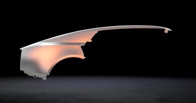 Aluminium-Seitenwand des Jaguar Type 01, das sogenannte „Impossible Panel“